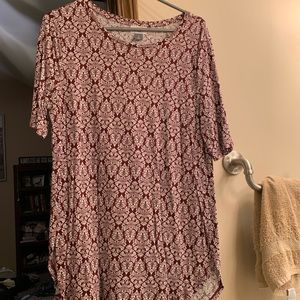 Maroon tunic